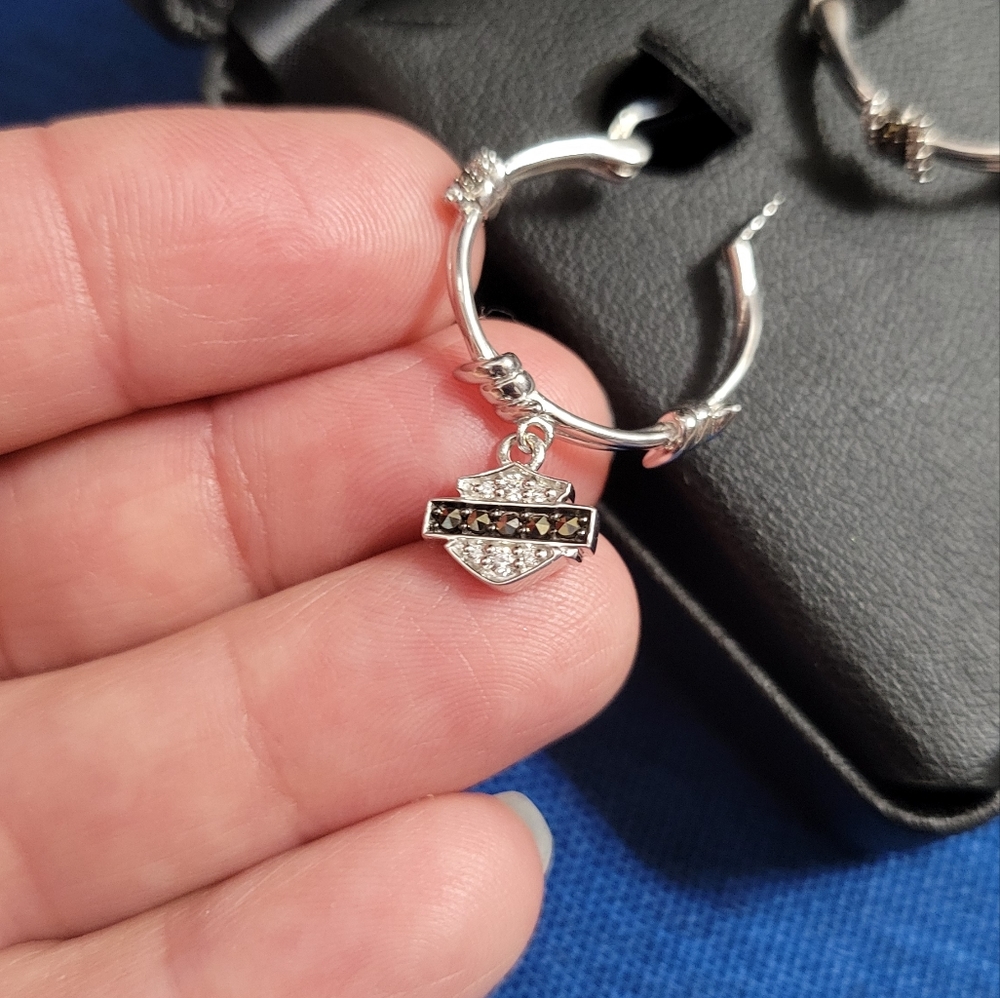 Harley Davidson earrings